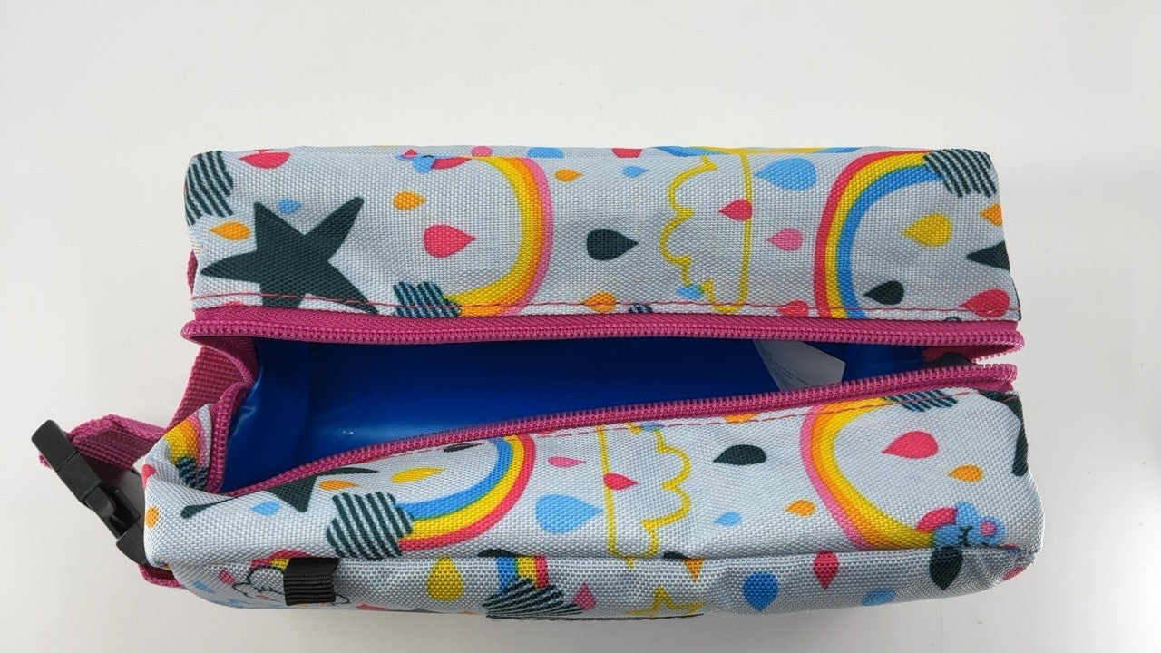 PackIt Snack Box, Rainbow Sky, Built-in Ice Packs, EcoFreeze Tech