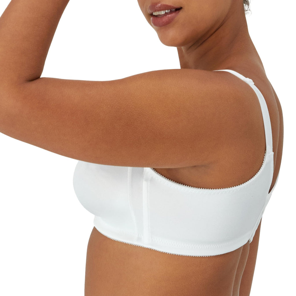 Bali Women's Double Support Wire-Free Bra, White, 38D