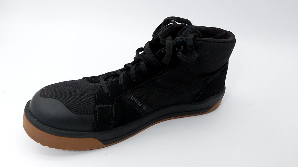 Men's KEEN Kenton Mid Top Sneakers Black/Gum Composite Toe 11.5