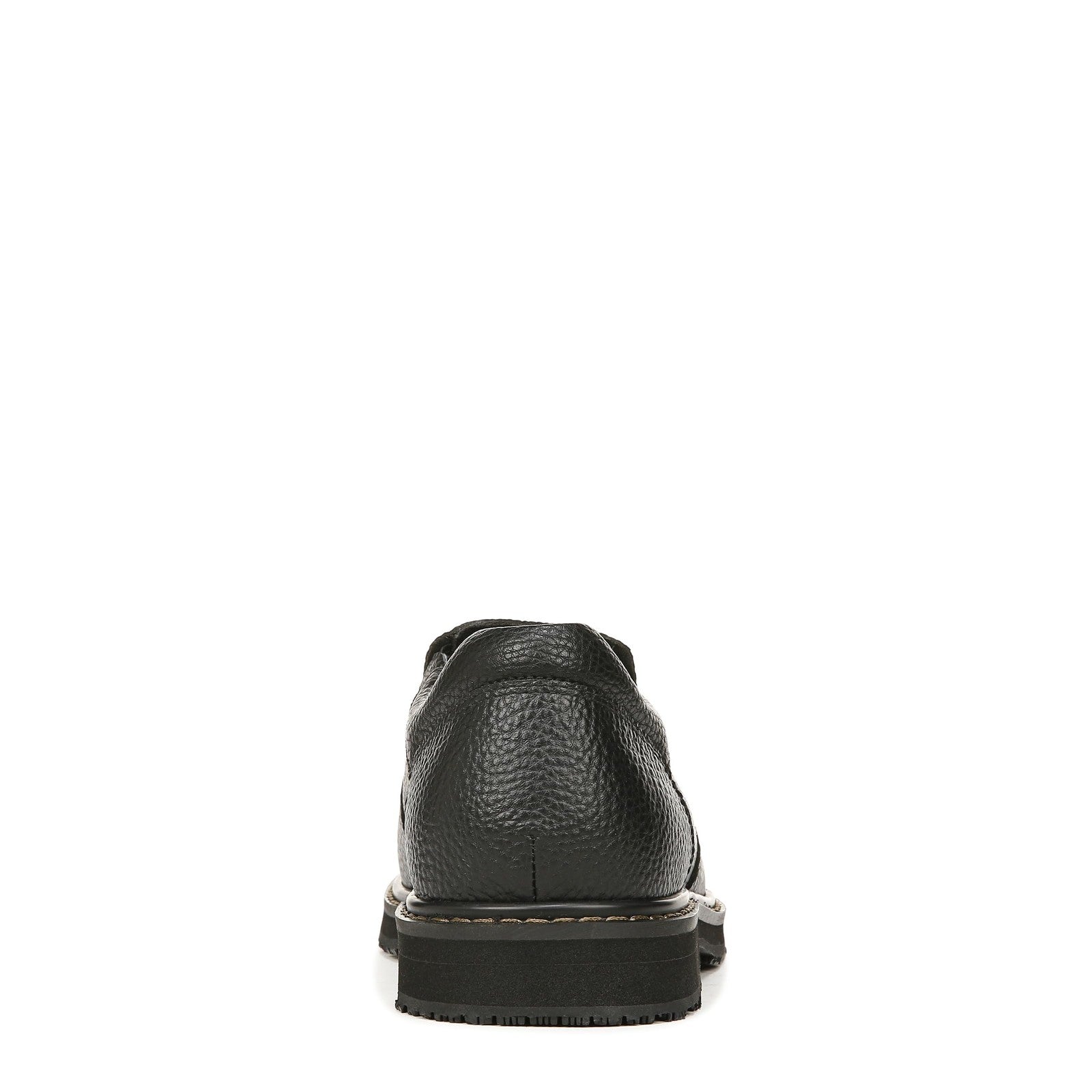 Dr. Scholl's Shoes Men's Winder II Slip Resistant Work Loafer,Black Leather,8.5