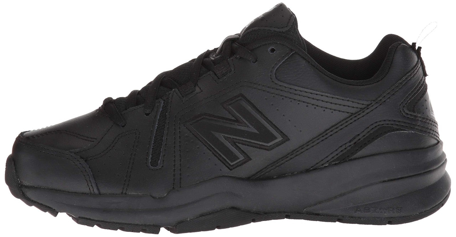 New Balance Women's 608 V5 Casual Comfort Cross Trainer, Black/Black, 12 Wide