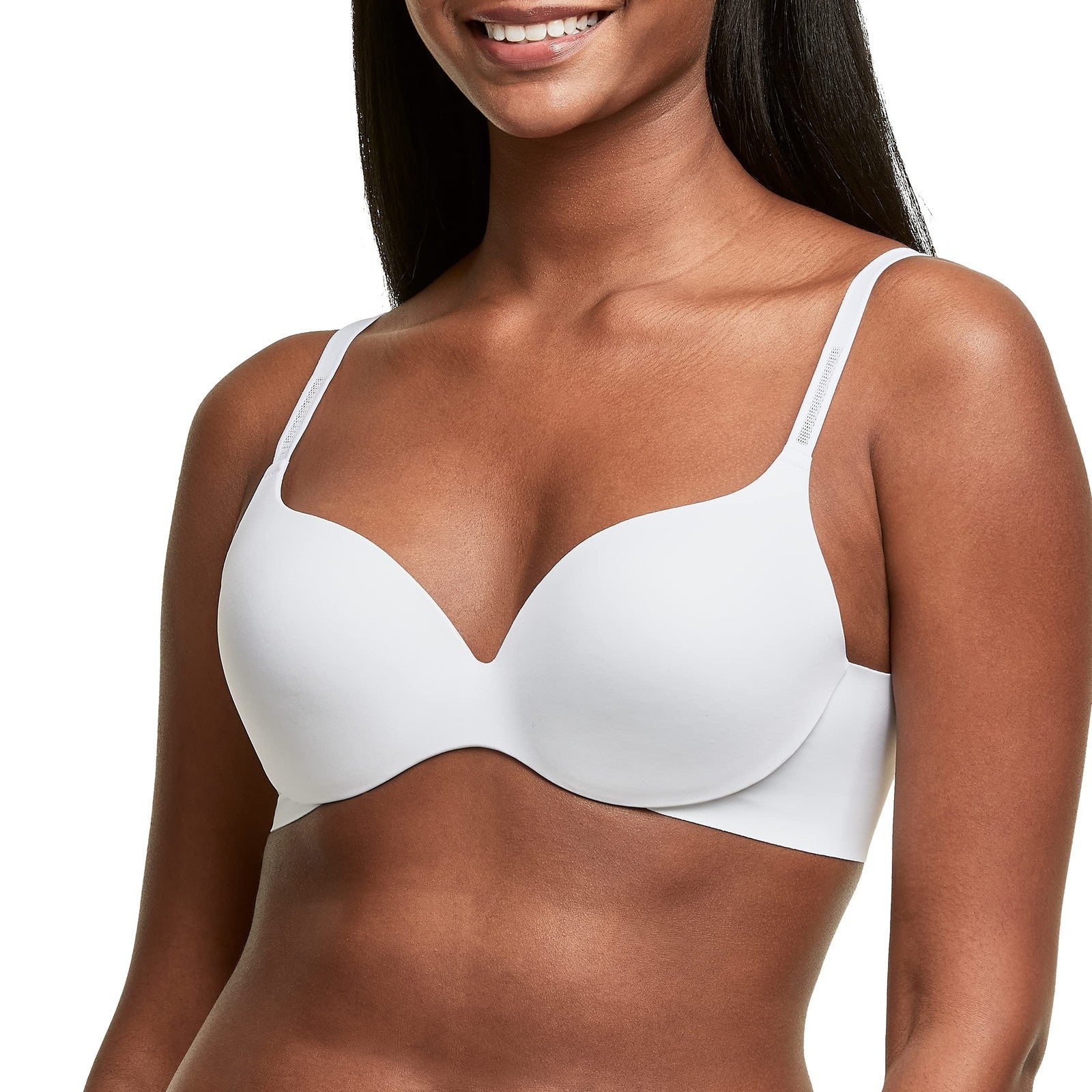 Maidenform Comfort Devotion Dreamwire Bra 34B White Full Coverage