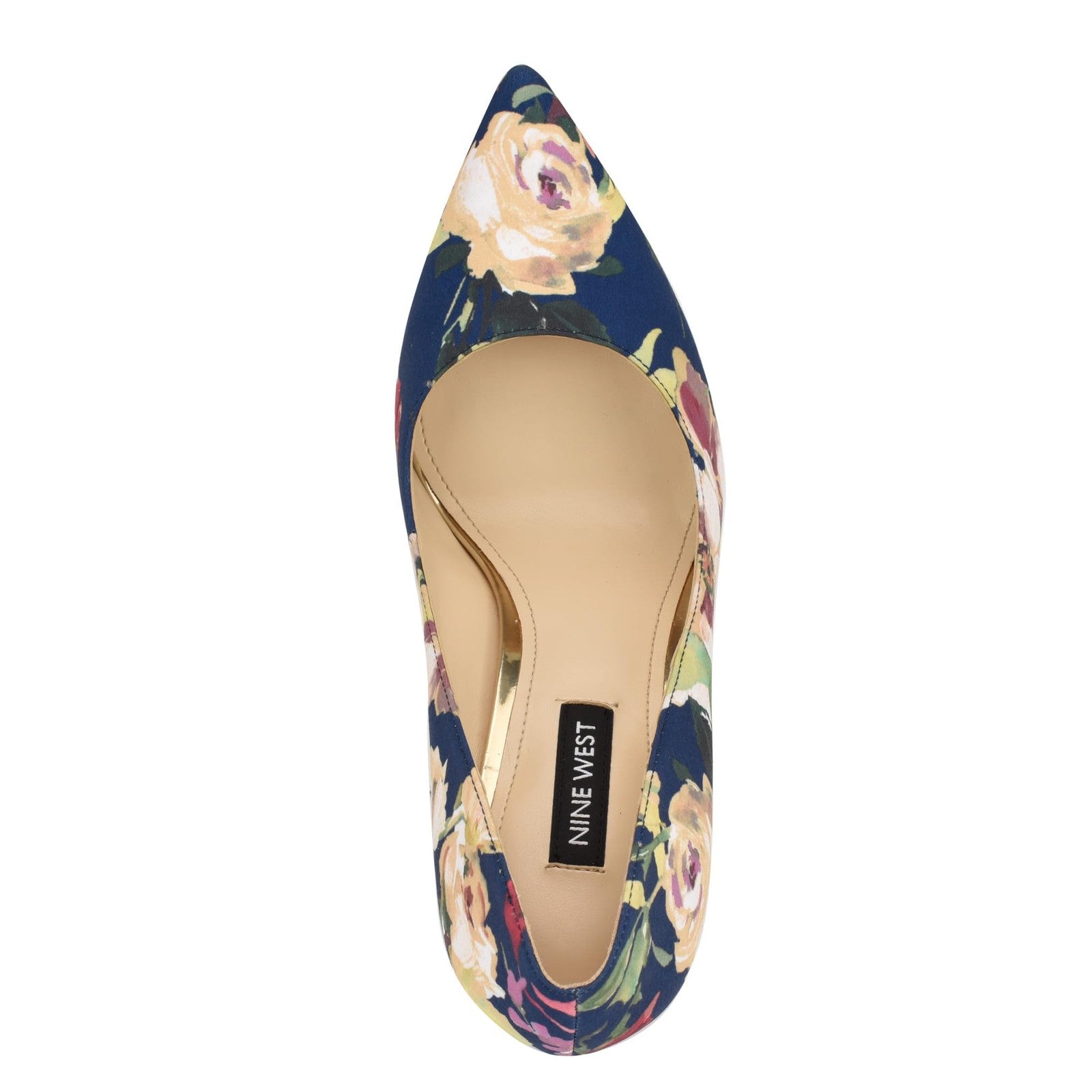 Nine West 7 Tatiana Pump Navy Fall Floral Multi Women’s Shoes