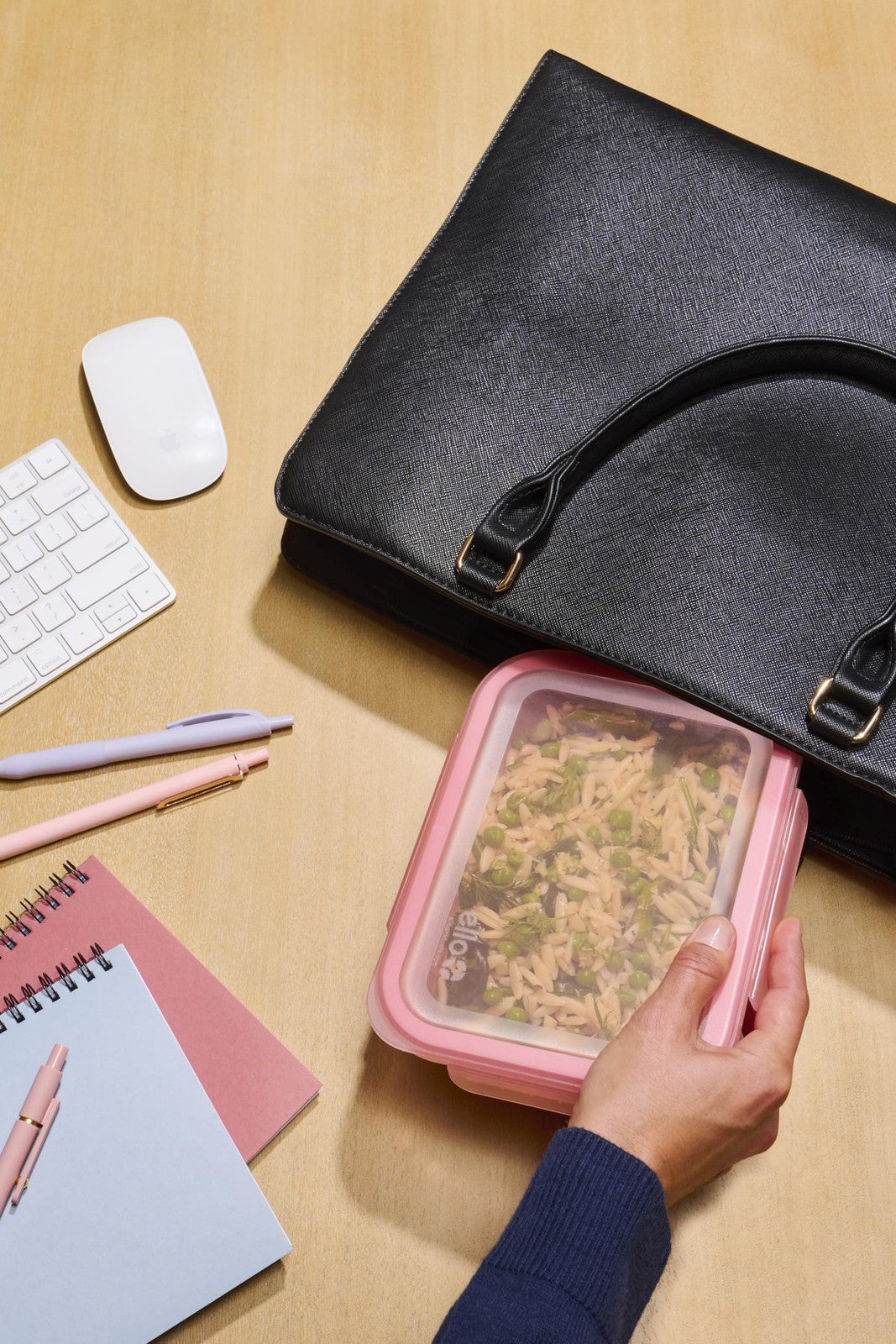 4.5 Cup Meal Prep Set, 10-Piece Plastic Containers, Leak-Proof, Berry Fields