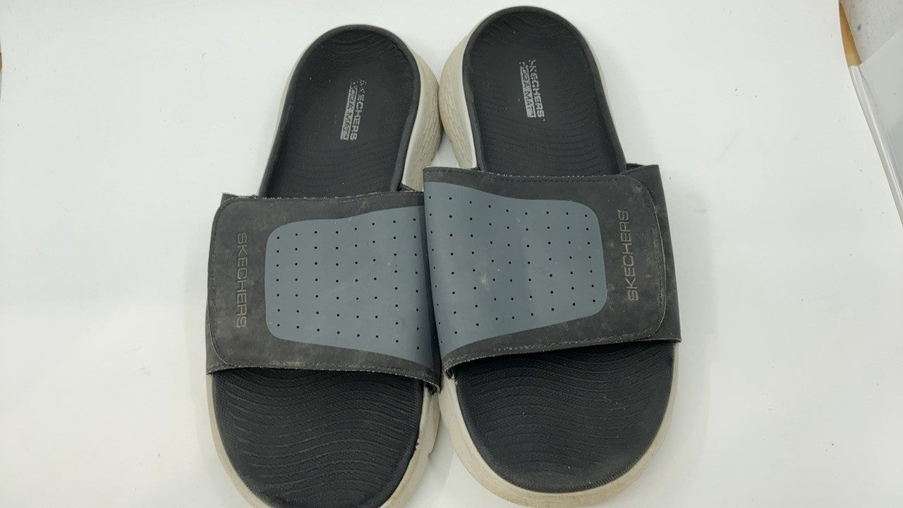 Skechers Men's Go Walk Flex Sandal-Sandbar, Black, 12