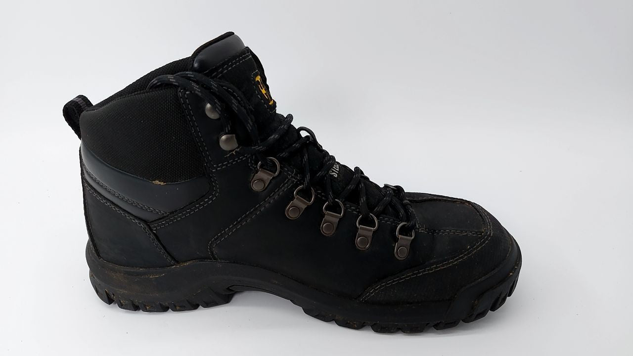 Cat Footwear Men's Threshold Waterproof Steel Toe Work Boot, Black, 13 Wide