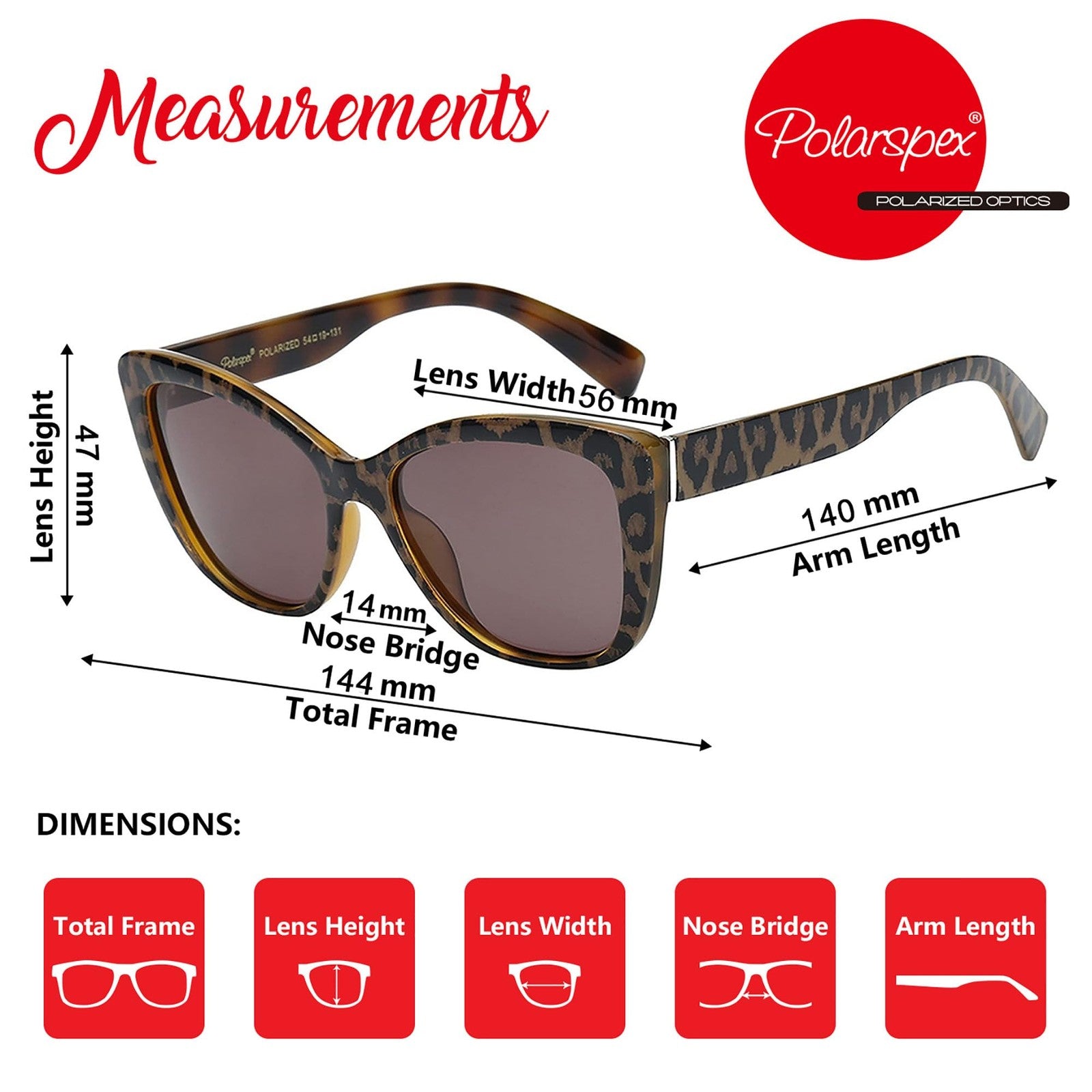 Fashion Cat Eye Sunglasses for Women - Polarized UV400 Protection