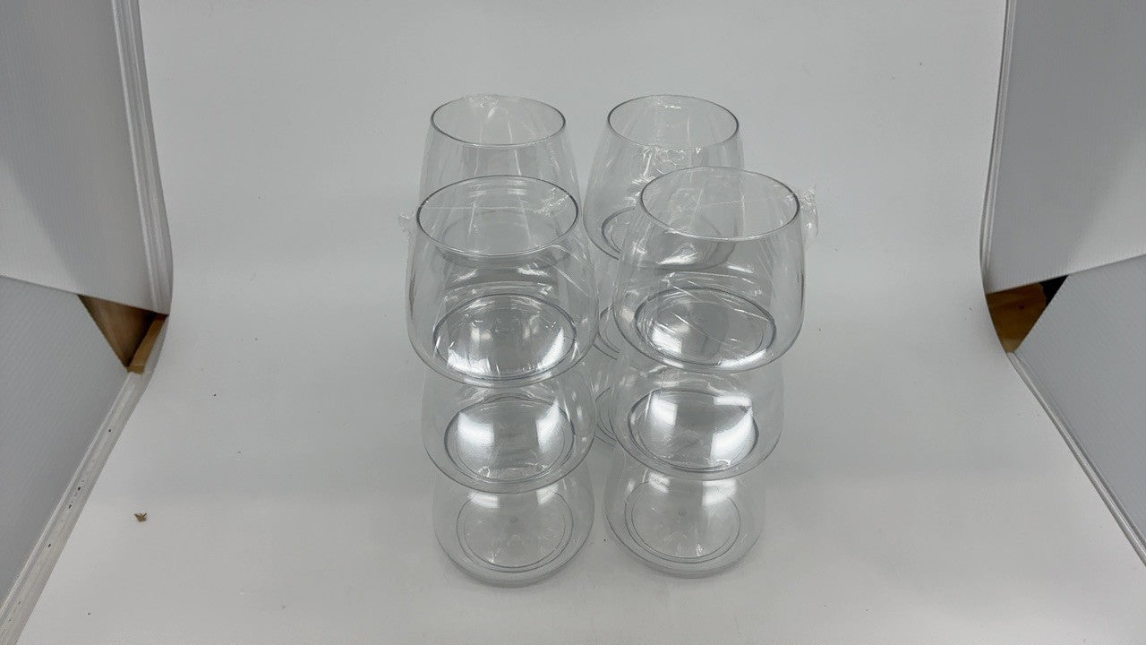 12 Count TOSSWARE 12oz Rocks Glasses, Durable & Recyclable Plastic