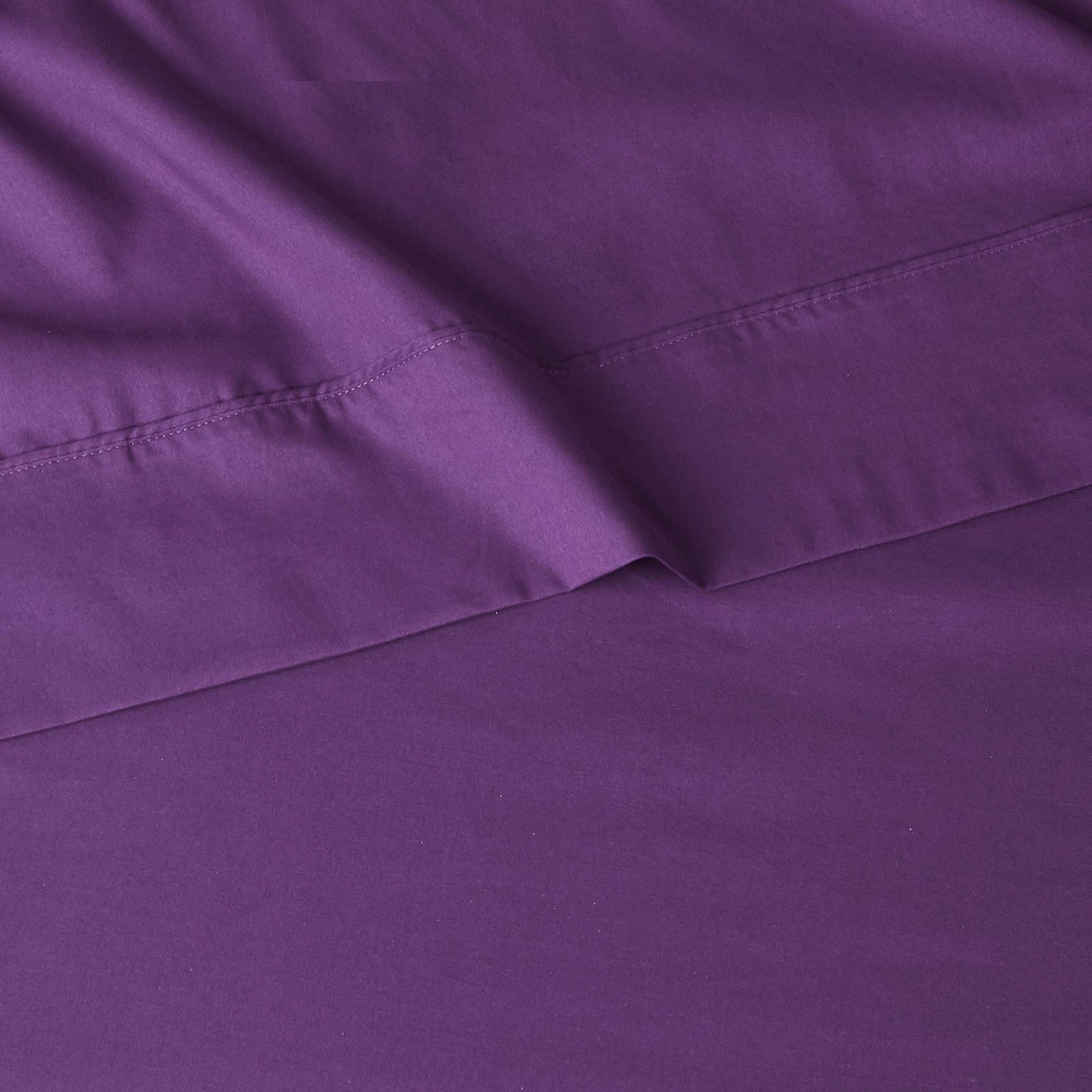 Lightweight Microfiber Bed Sheets Set, Queen, 14-Inch Deep Pocket, Plum
