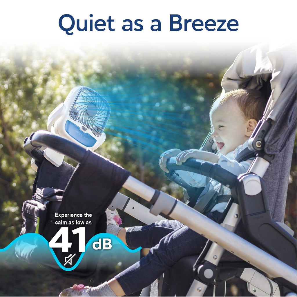 Arctic Air Grip Go Evaporative Cooler, Portable Fan, USB Rechargeable, White