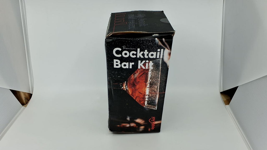 17-Piece Stainless Steel Cocktail Shaker Set w/ Recipe Book & More