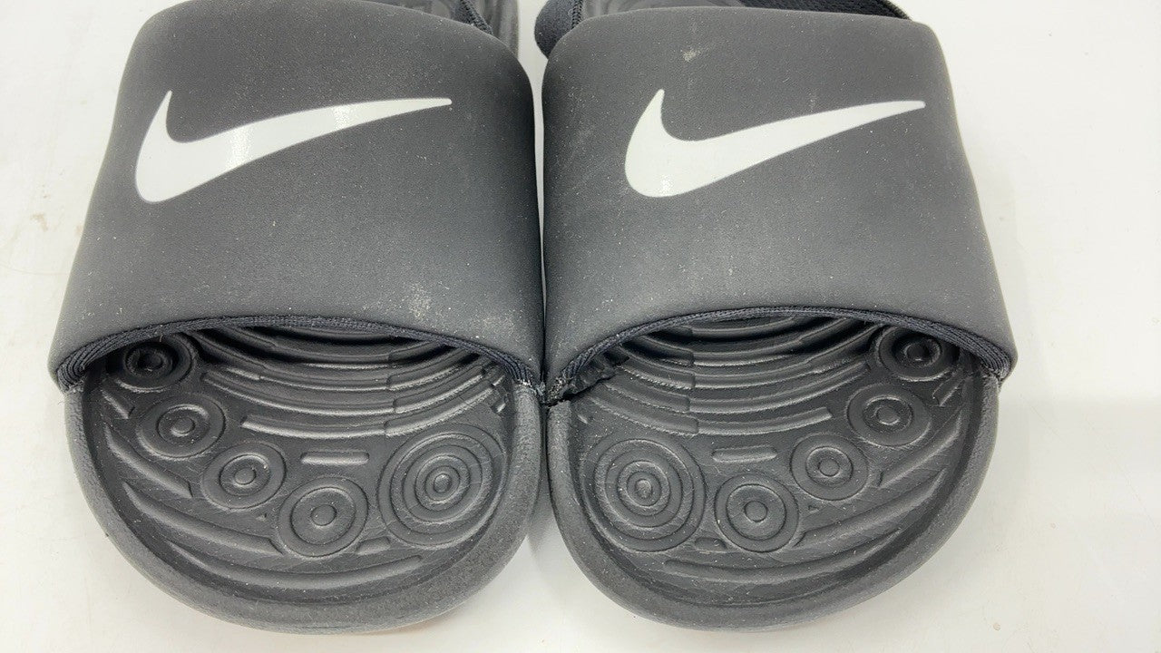 Nike Baby/Toddler Kawa Slides, Black/White-White-White, 10C