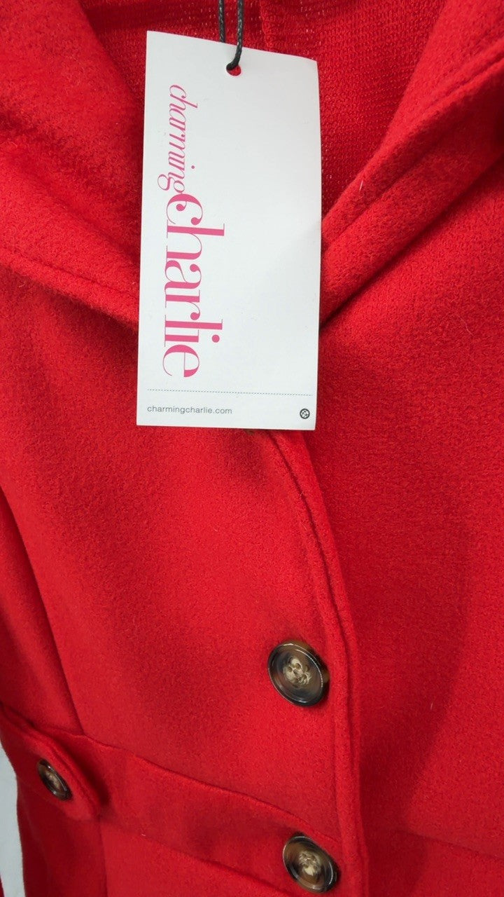 Button Up Long Sleeve Coat