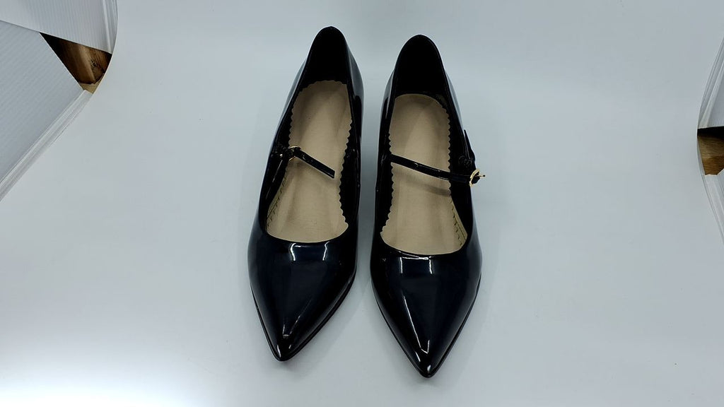 Nine West Women's Prix Pump, Black Patent 001, 7.5