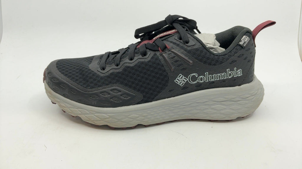 Columbia Women's Konos TRS Outdry Waterproof Shoe, Black/Deep Madeira, 7.5