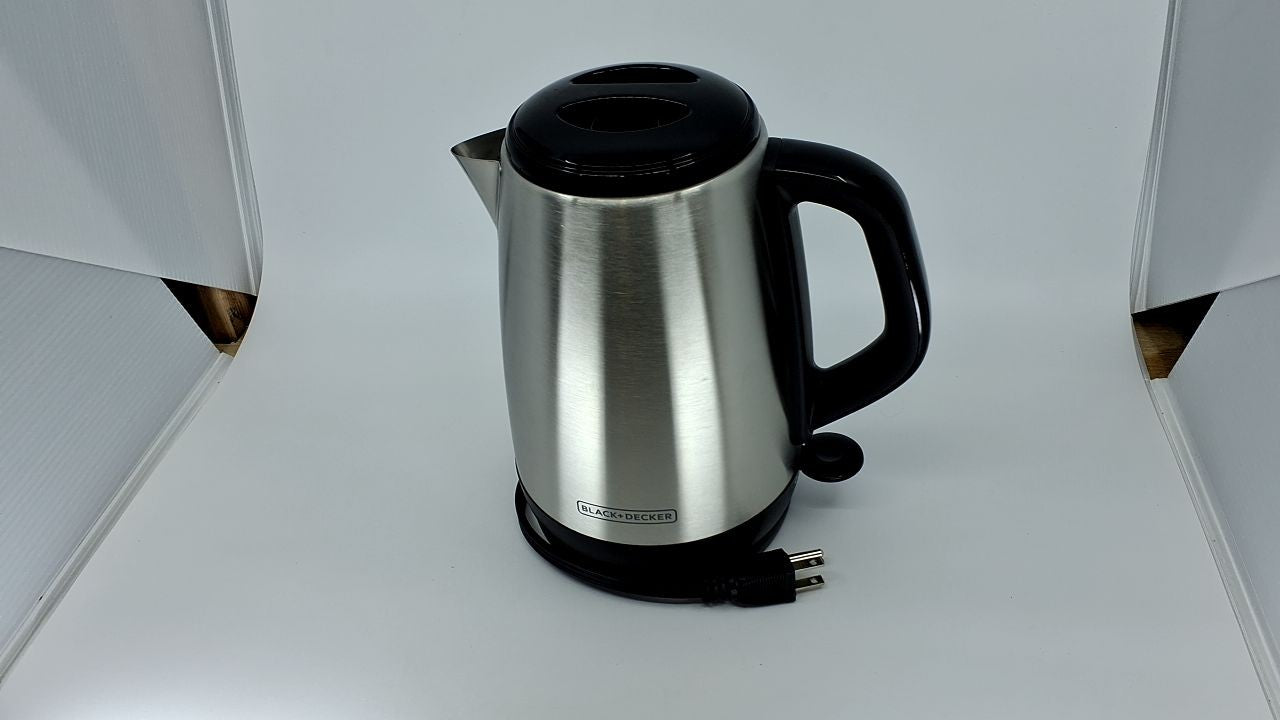 Electric Kettle 1.7L Cordless, Rapid Boil Tech, Auto Shutoff, Stainless Steel