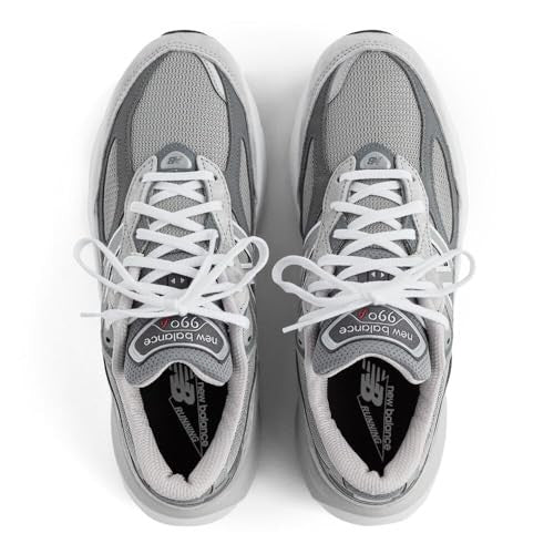 New Balance Men's FuelCell 990 V6 Sneaker, Grey/Grey, 9.5 Wide