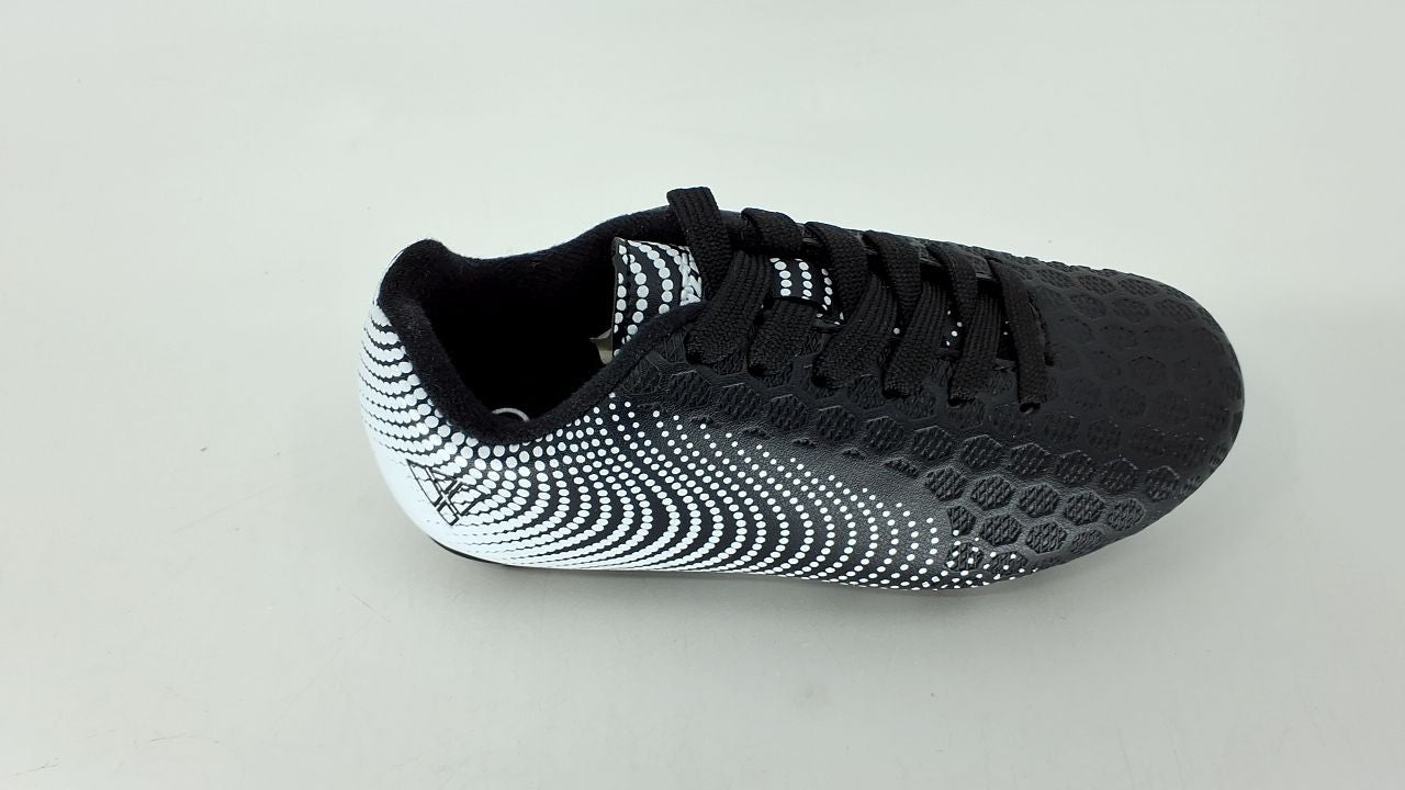 Vizari Stealth Soccer Cleats 9.5 Toddler Black/White Youth Athletic Shoes