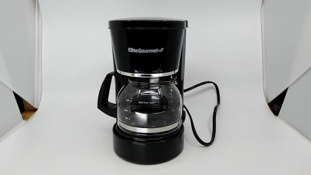 EHC-5055 5-Cup Brew Coffee Maker w/ Reusable Filter & Water Level Indicator
