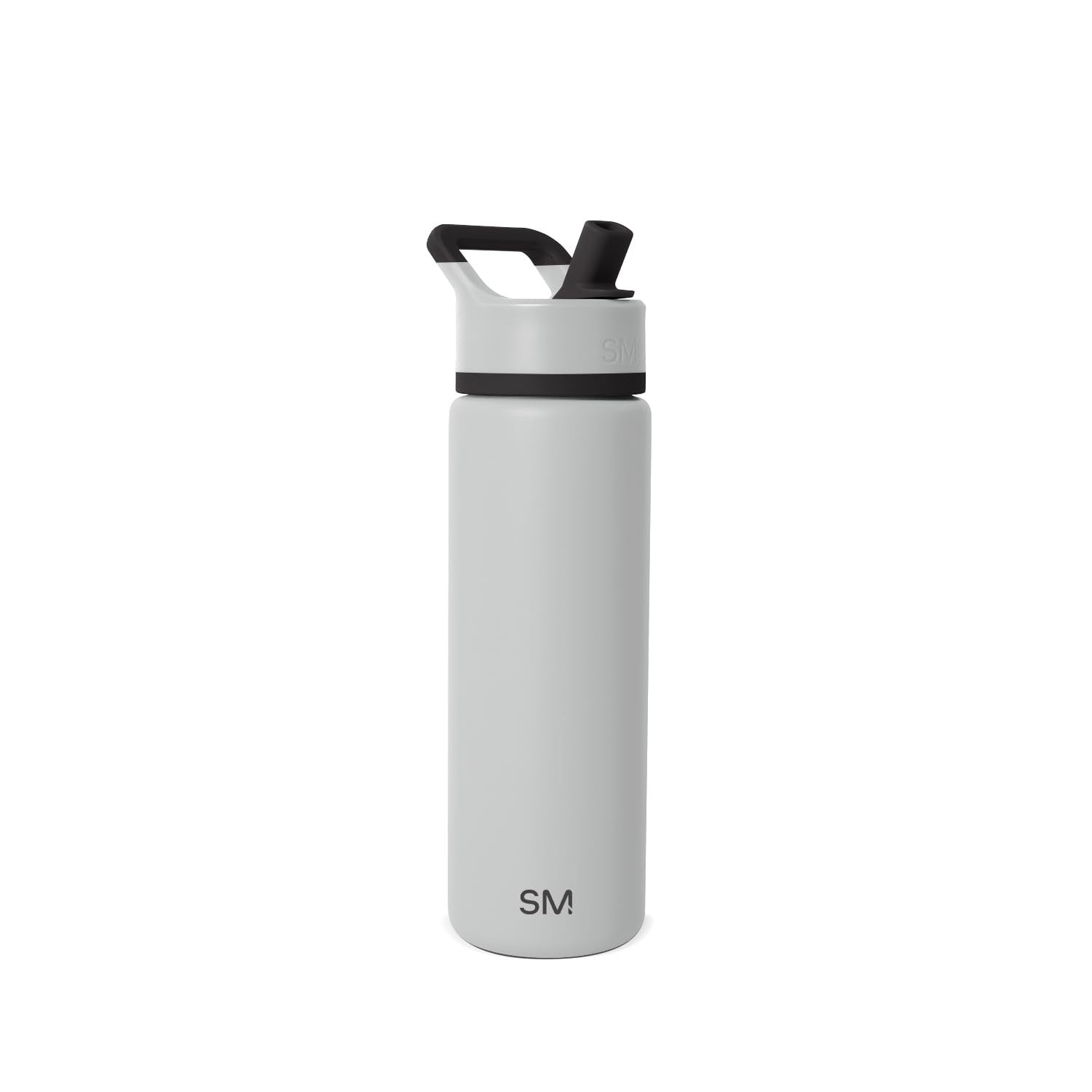 22oz Ice Gray Stainless Steel Water Bottle w/ Straw Lid - Summit Collection