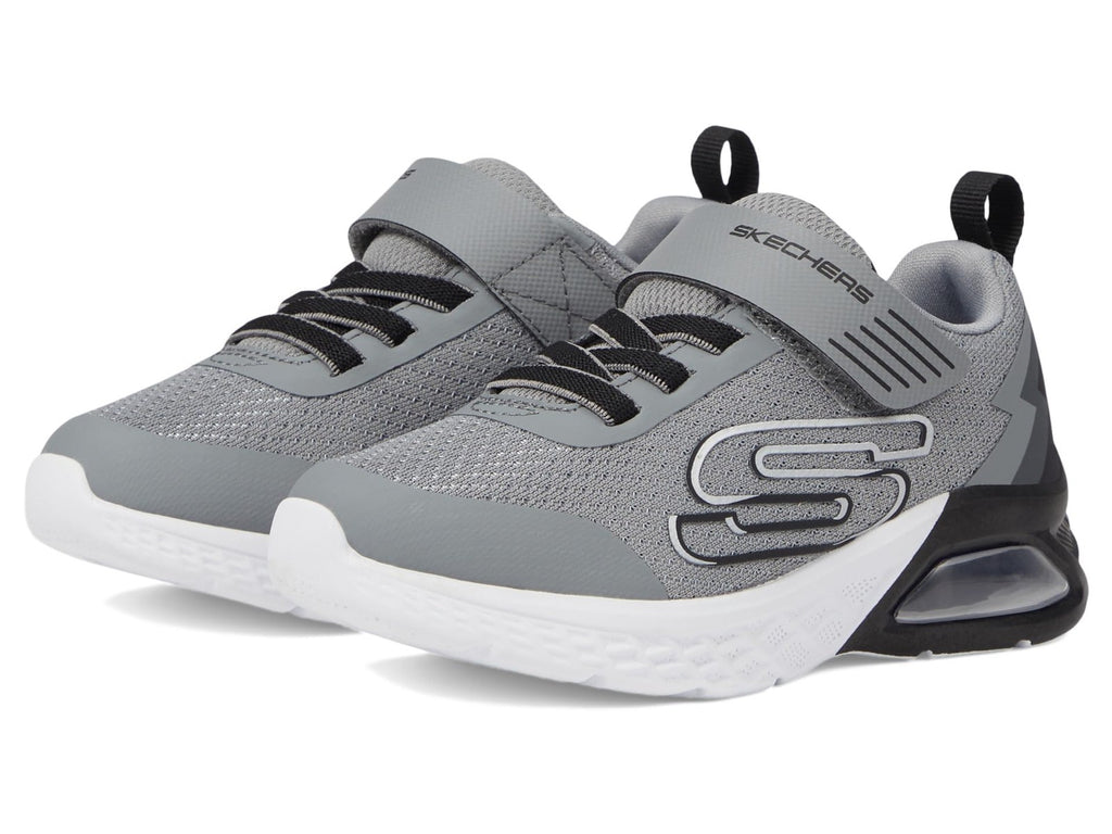 Skechers Kids Boy's Microspec Max Ii Sneaker, Grey/Black, 1.5 Little Kid