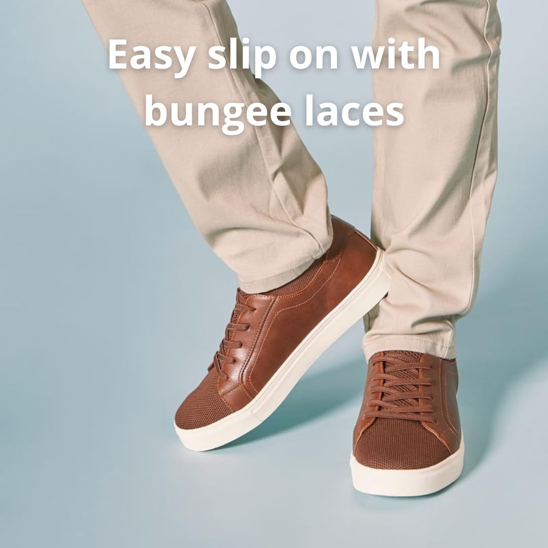 Deer Stags Boy's Dawson JR Sneaker, Brown, 6.5 Big Kid