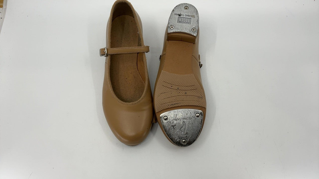Bloch girls Girl's Merry Jane Tap Dance Shoe, Brown Tan, 13.5 Little Kid US