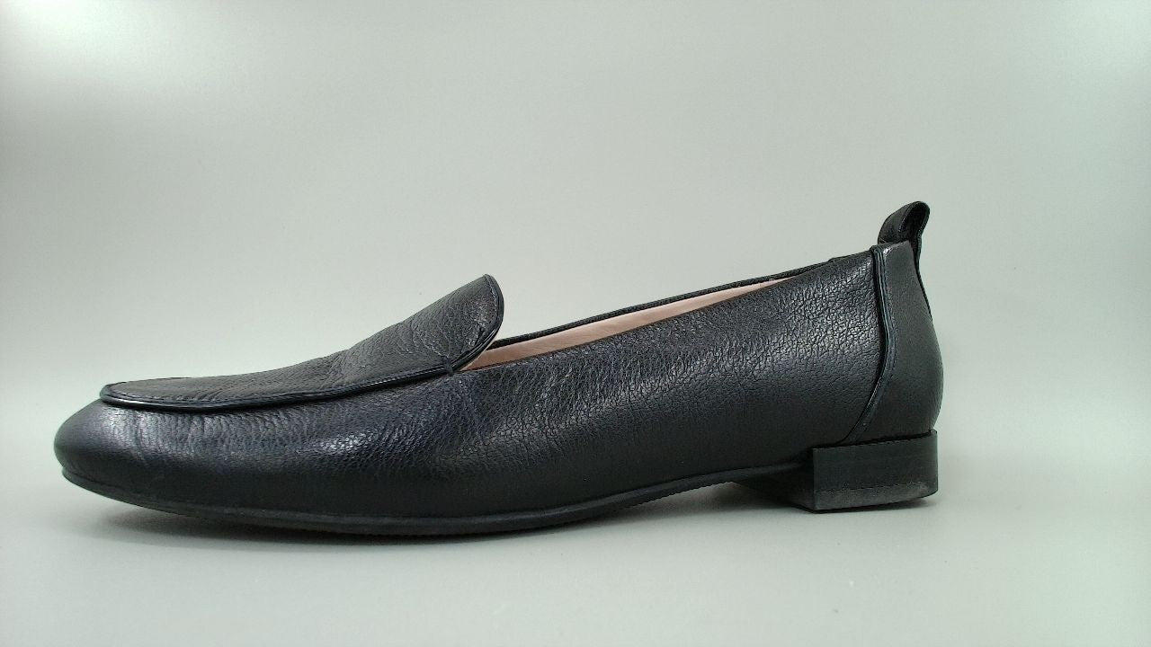 Naturalizer Womens Jordyn Loafer Black Leather 7.5 W