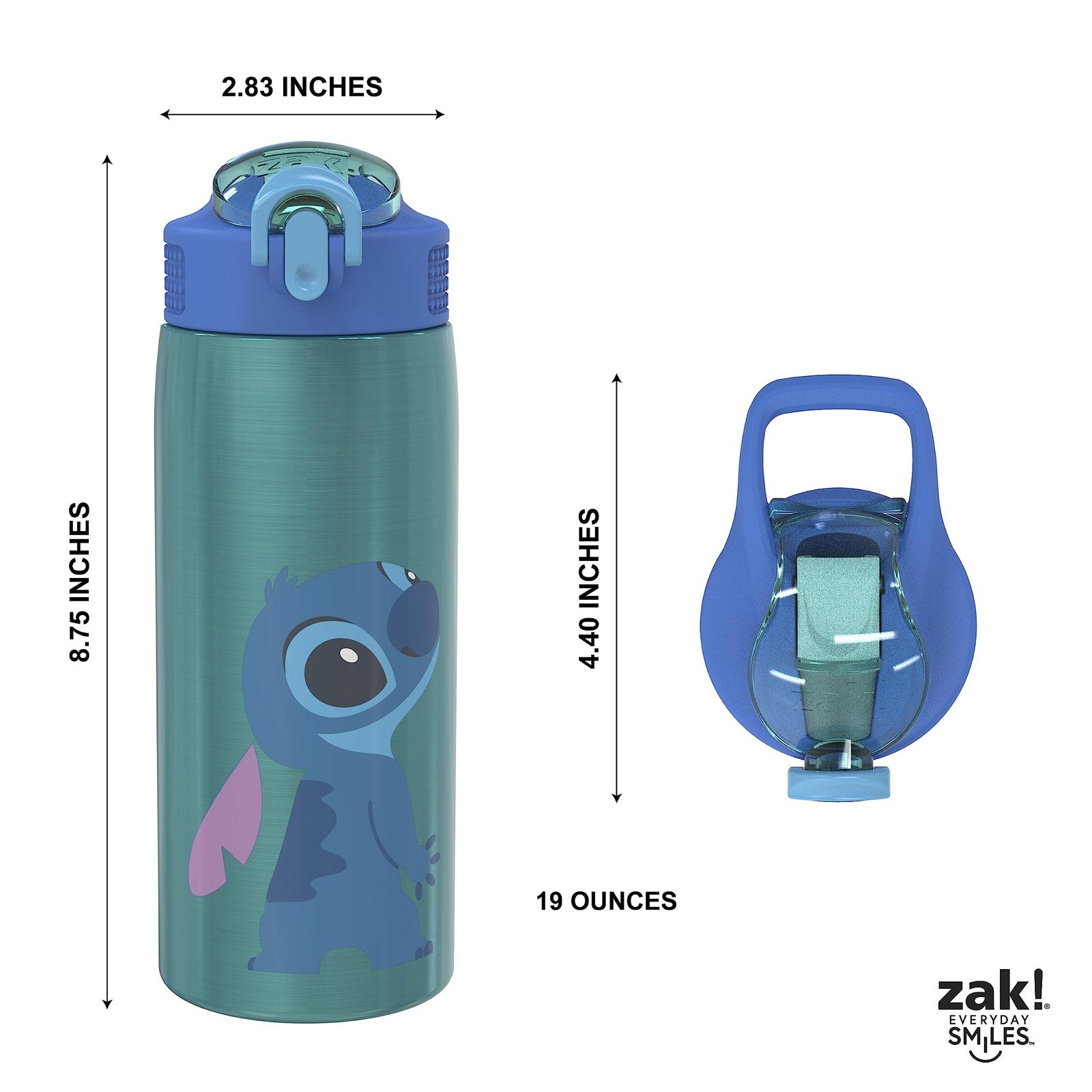 Disney Lilo & Stitch 19 oz Vacuum Insulated Water Bottle - Stainless Steel
