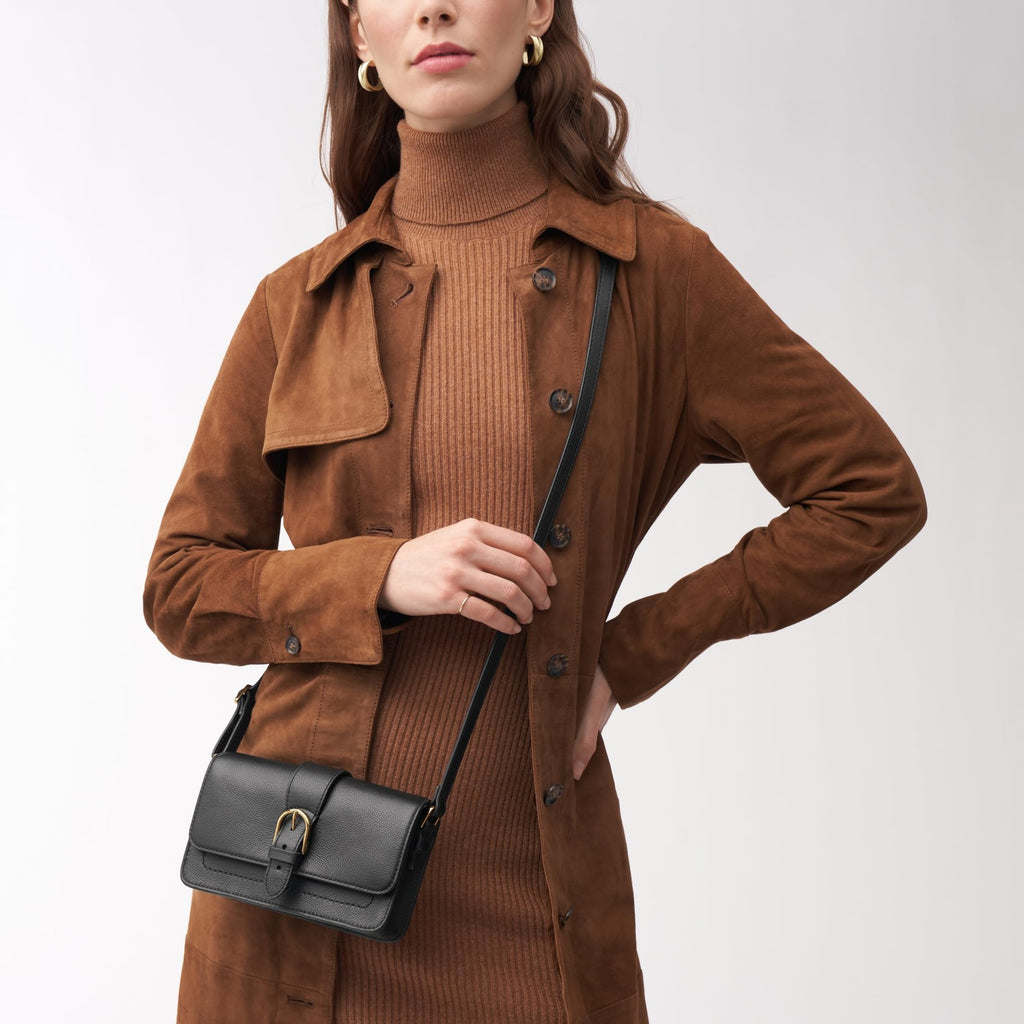 Fossil Zoey Crossbody Bag, Black Medium