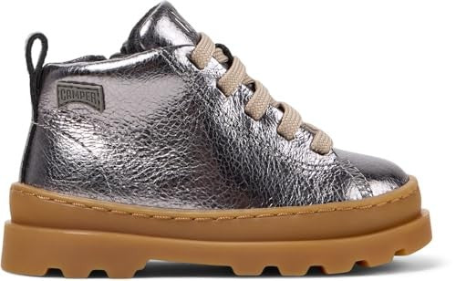 Camper Kids Baby Modern Ankle Boot, Dark Gray, 8 US Unisex Infant