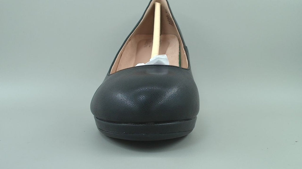 Naturalizer Womens Michelle Pump Black Leather 10 W
