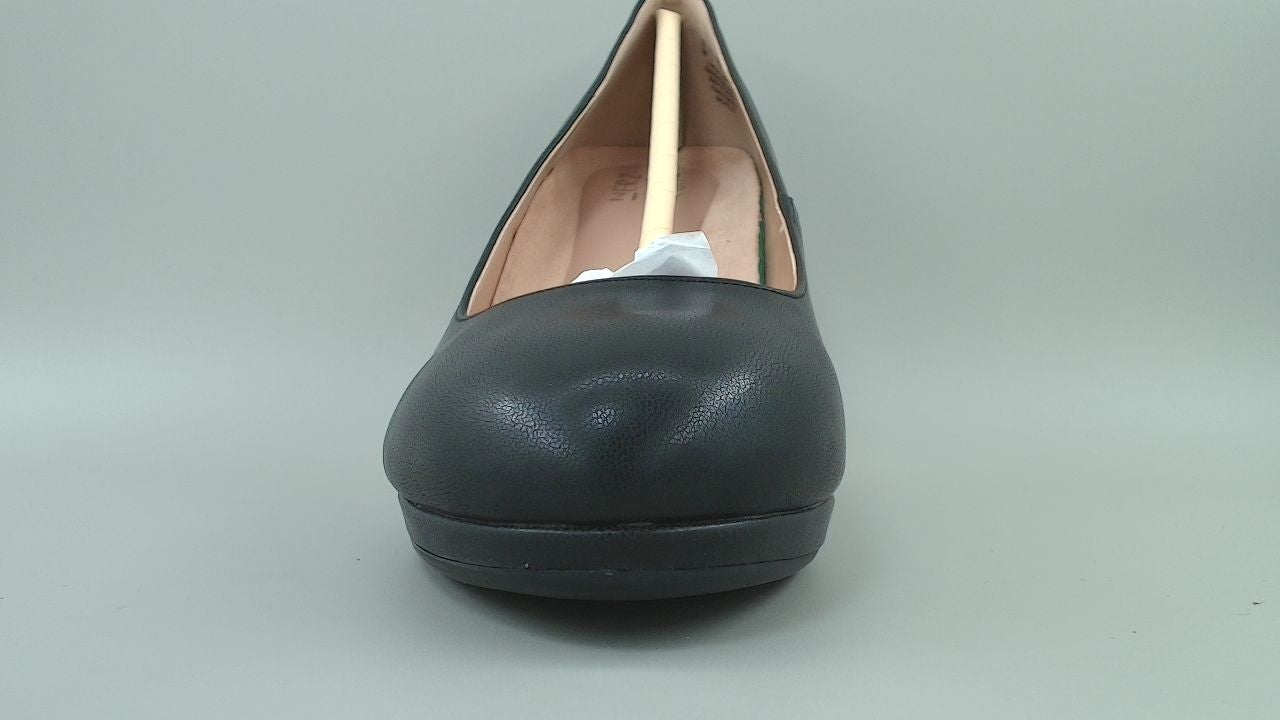 Naturalizer Womens Michelle Pump Black Leather 10 W