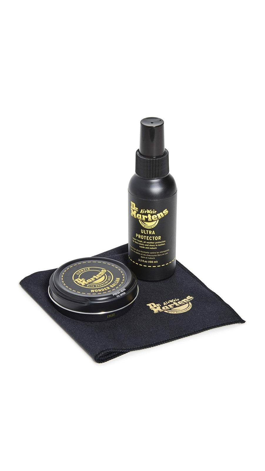 Dr. Martens Unisex's Kit 1 Shoe Care Product Set, Black, One Size