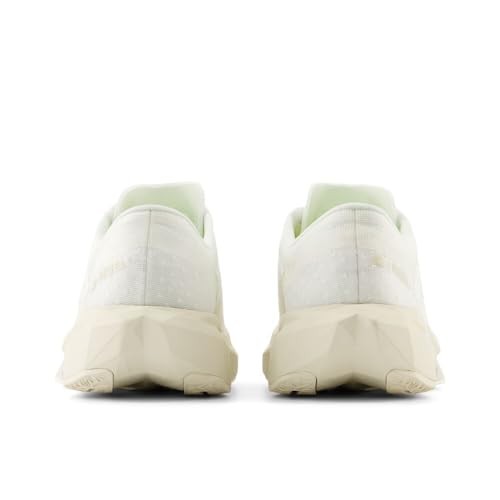 New Balance Women's FuelCell Rebel V4 Running Shoe, White/Linen/Sea Salt, 8