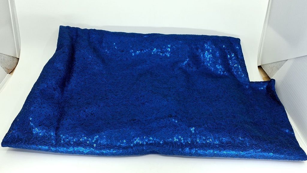 Royal Blue Glitter Table Cloth 60x102 Inch for Events & Celebrations