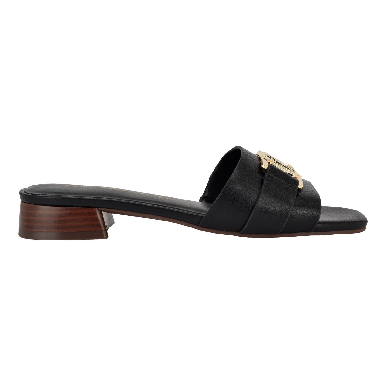 Tommy Hilfiger Women's Meliei Heeled Sandal, Black 001, 7.5