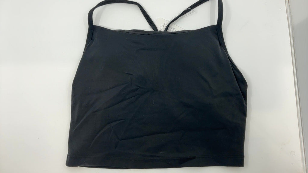 Butterluxe Y Back Sports Bra Black Small Spaghetti Straps Racerback