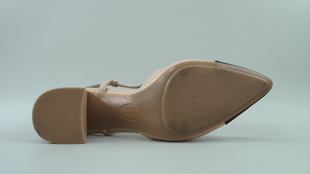 Anne Klein Womens Brooklyn Pump, Nude Black, 7.5