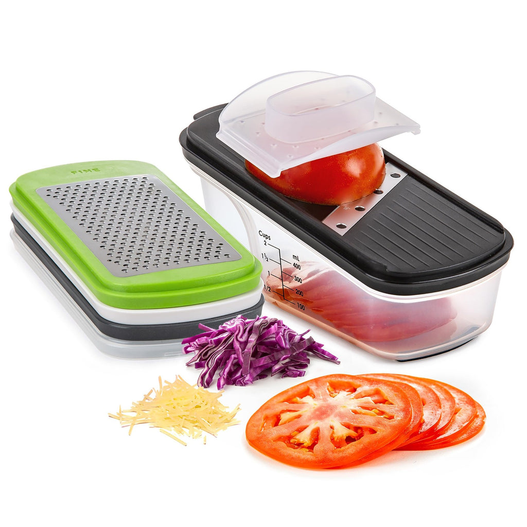 Versatile PrepWorks Grate Slice & Store Set, Multicolor, Kitchen Gadget