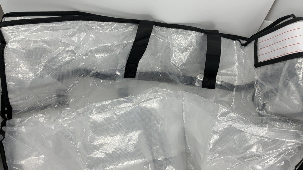 MightyStor White & Black Storage Bag - Large, Heavy Duty, w/ Handles