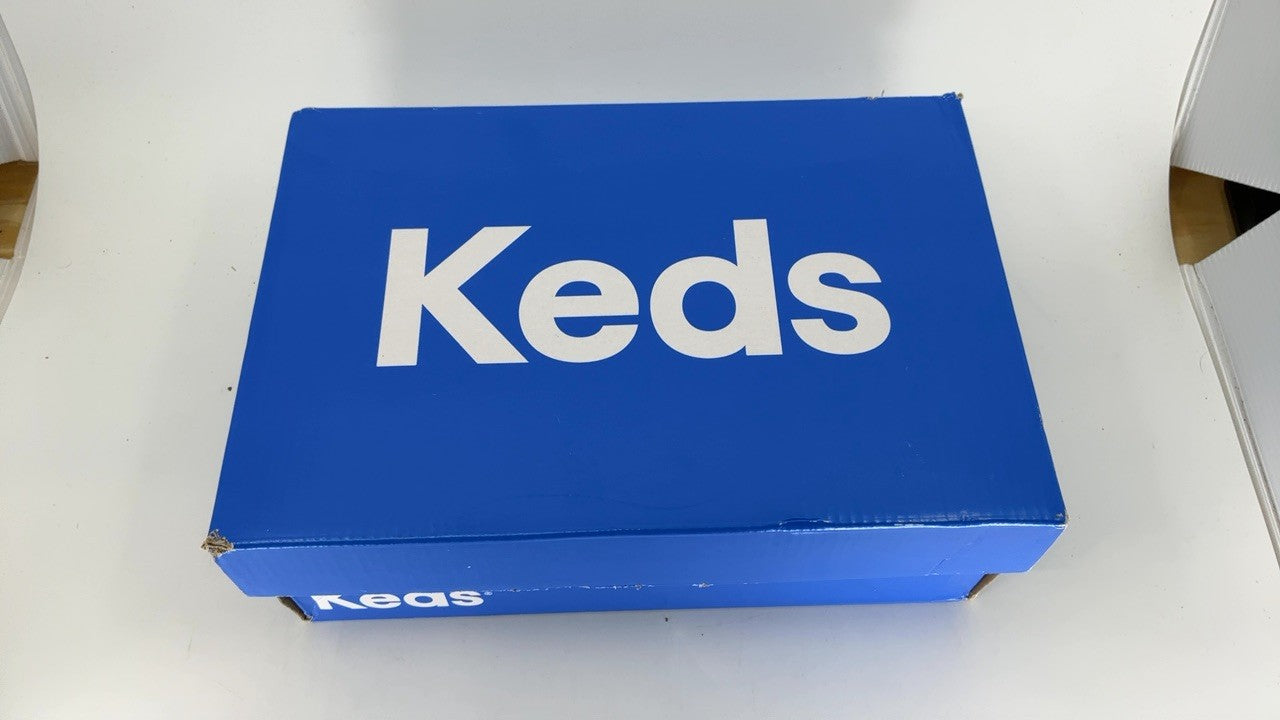 Keds Women's Jump Kick Duo LACE UP Sneaker, White/Gold Leather, 8