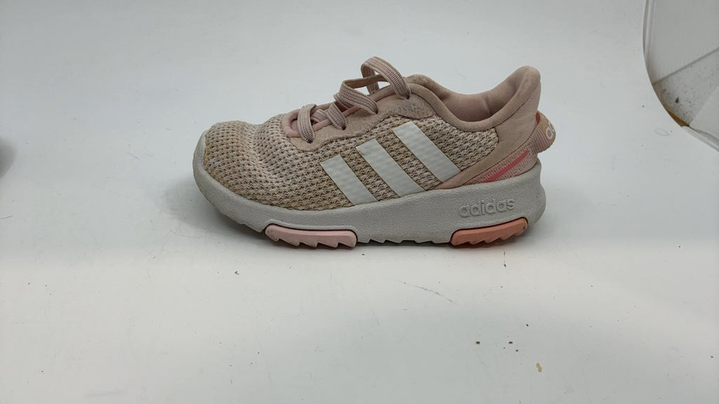 adidas Unisex Racer TR 2.0 Running Shoes, Clear Pink/White, 7 Big Kid