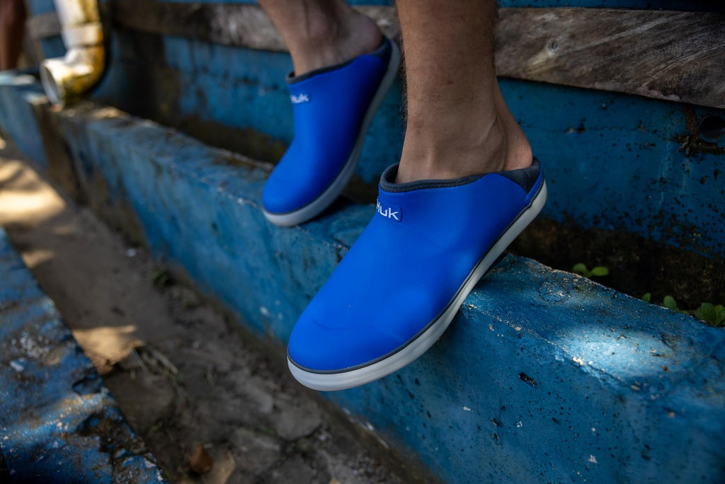 HUK Men's Rogue Wave Fishing Boots, Waterproof, Ocean Blue, Size 11