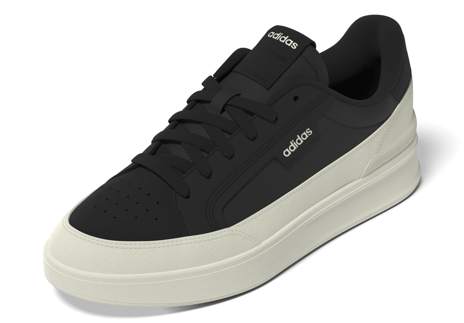 adidas Mens Aspyre Sportswear, Black/Off White/Off White, 13