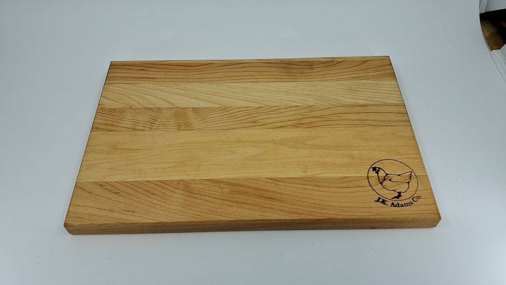 J.K. Adams 12-Inch-by-8-Inch Sugar Maple Wood Takes Two Cutting Board