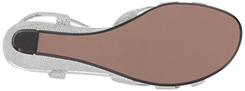 Touch Ups Women's Lena Sandal, silver, 6 W US