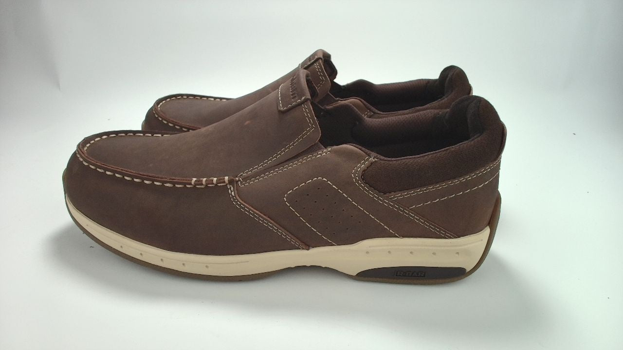 Dunham Men's Waves Loafer, Dark Brown Leather, 10.5 XX-Wide