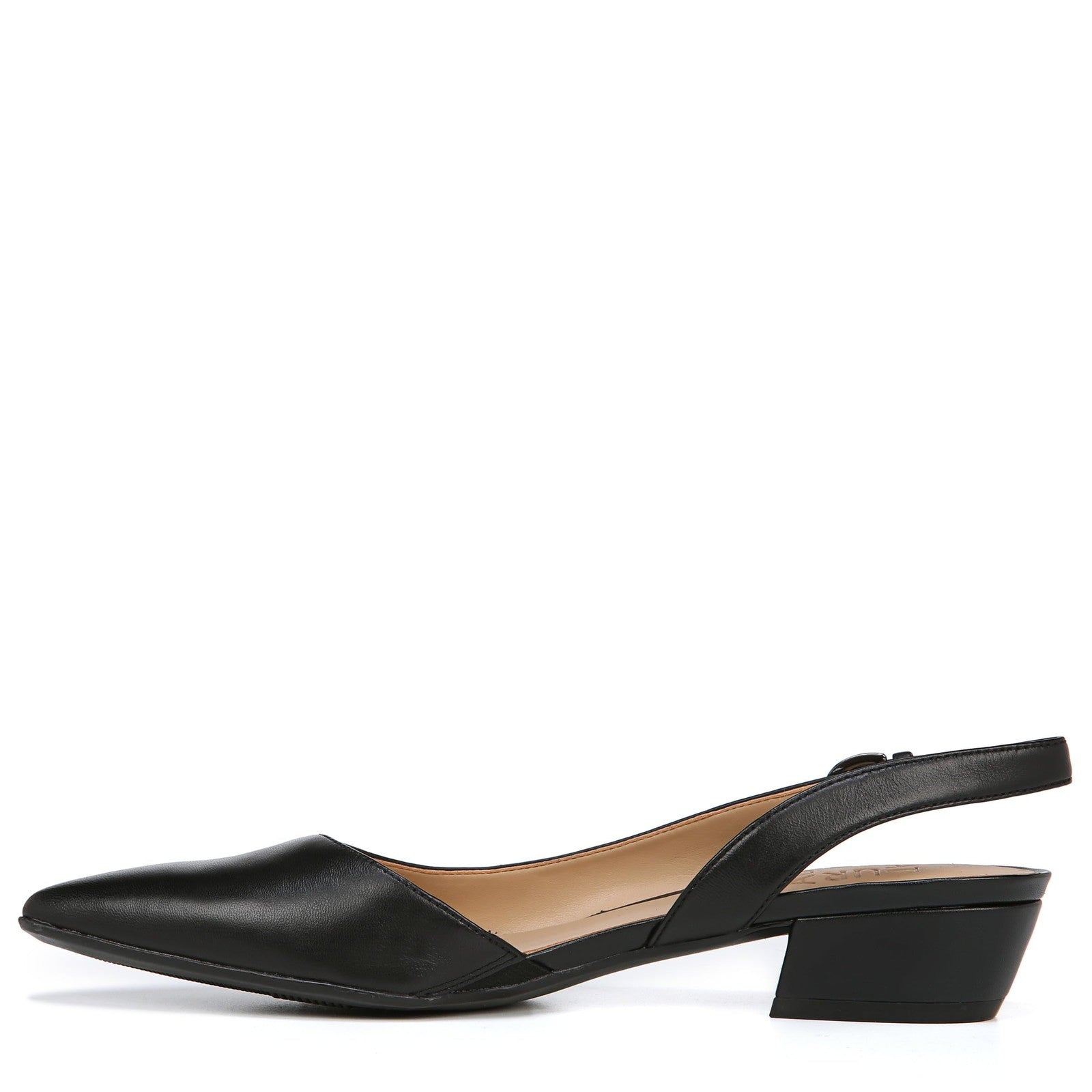 Naturalizer Women's Banks Slingback Pump, Black Leather, 9