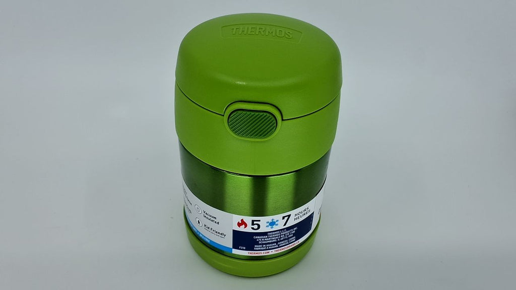 Lime Insulated Food Jar, Thermos FUNtainer 10oz W/ Foldable Spoon